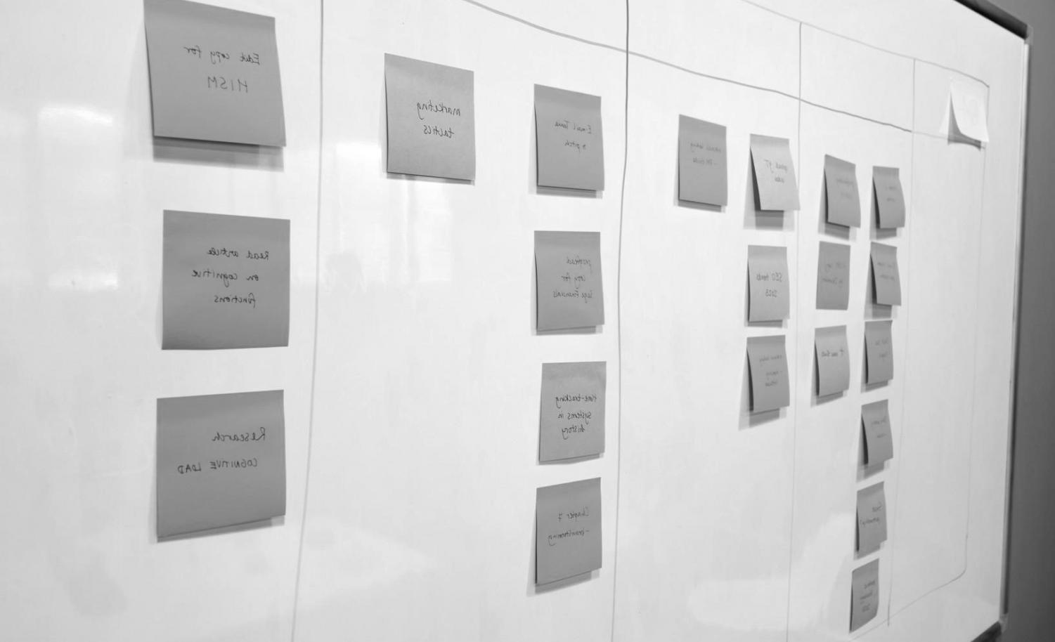 Espace de travail organisé pour l'apprentissage à distance